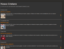Tablet Screenshot of kioscocristiano.com